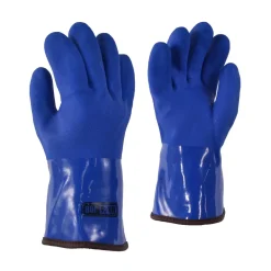10/4 Job Safety Shoes|Work Outerwear<Men's Long PVC Gloves Blue