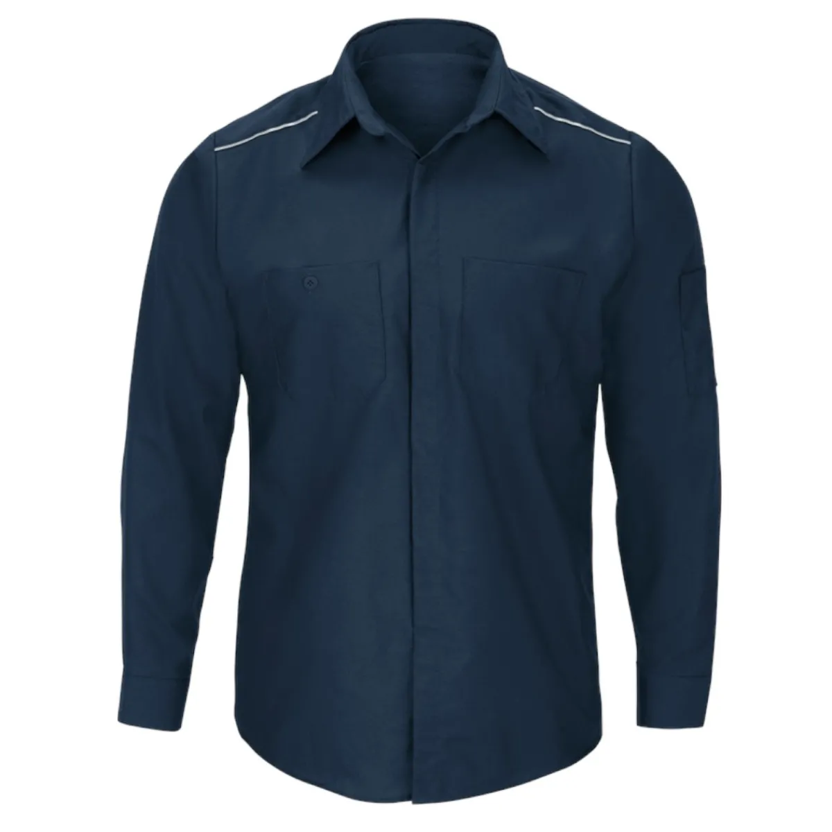 Red Kap Safety Shoes|Work Outerwear<Men's Long Sleeve Pro Airflow Work Shirt Navy