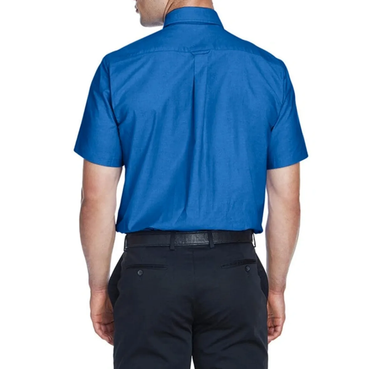 Harriton Safety Shoes|Work Outerwear<Men's Long Sleeve Shirt French Blue