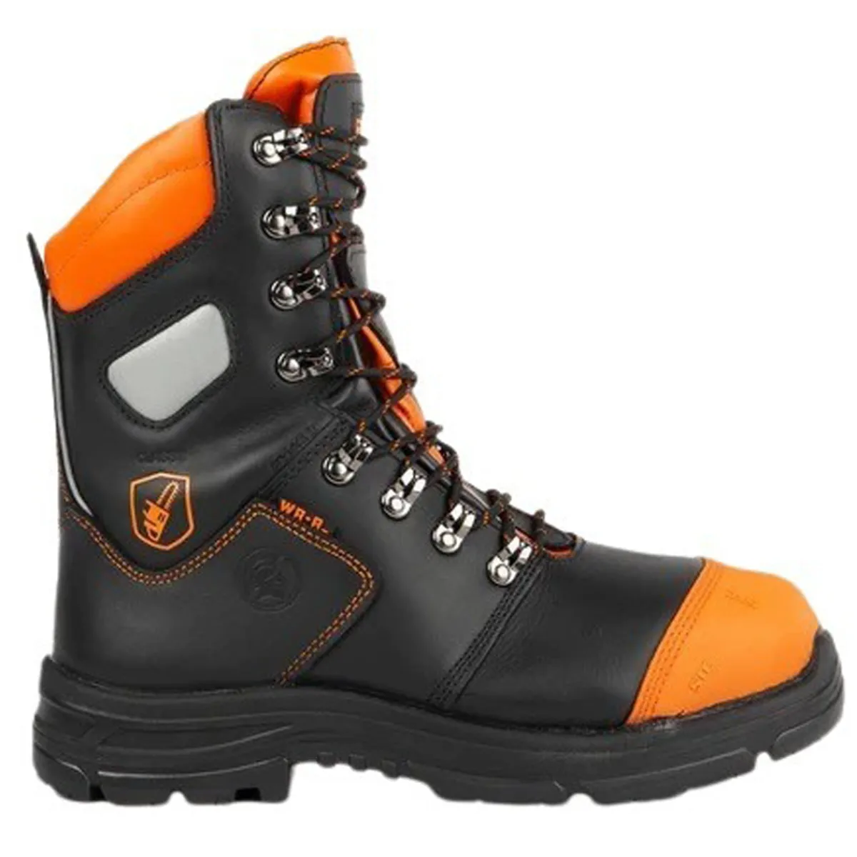 STC Casual Shoes|Sandals And Mules<Men's Lumberjack Chainsaw Safety Work Boots Black/Orange