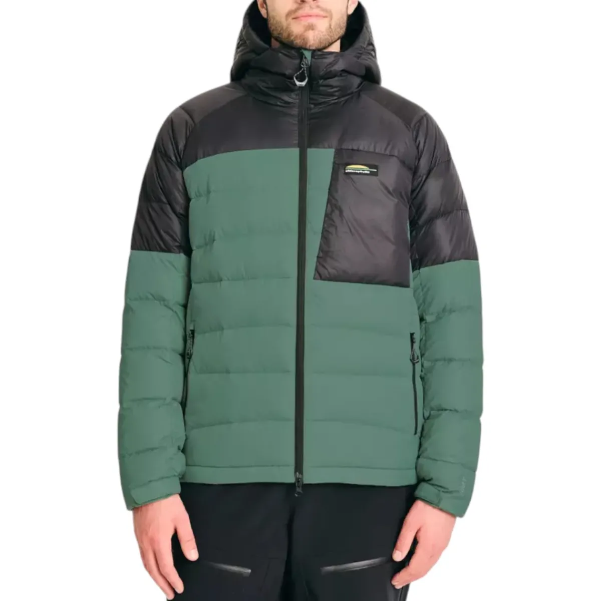 Chlorophylle Insulated Jackets|Windbreaker Jackets<Men's Malmo Down Insulated Jacket Varech Pure Black
