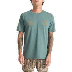 Roark Shirts|Swimwear<Men's Mathis Active T-Shirt Slate Green