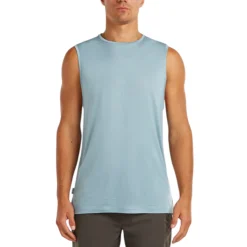 Icebreaker Shirts|Swimwear<Men's Merino Blend 125 Cool-Lite™ Sphere Tank Flint Blue