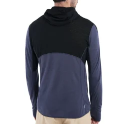 Icebreaker Shirts|Swimwear<Men's Merino Blend 200 Realfleece™ Descender Long Sleeve Zip Hoodie Black / Graphite / CB