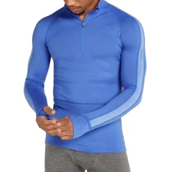 Icebreaker Boxers And Panties|Socks<Men's Merino Blend 200 ZoneKnit Long Sleeve Half Zip Thermal Top