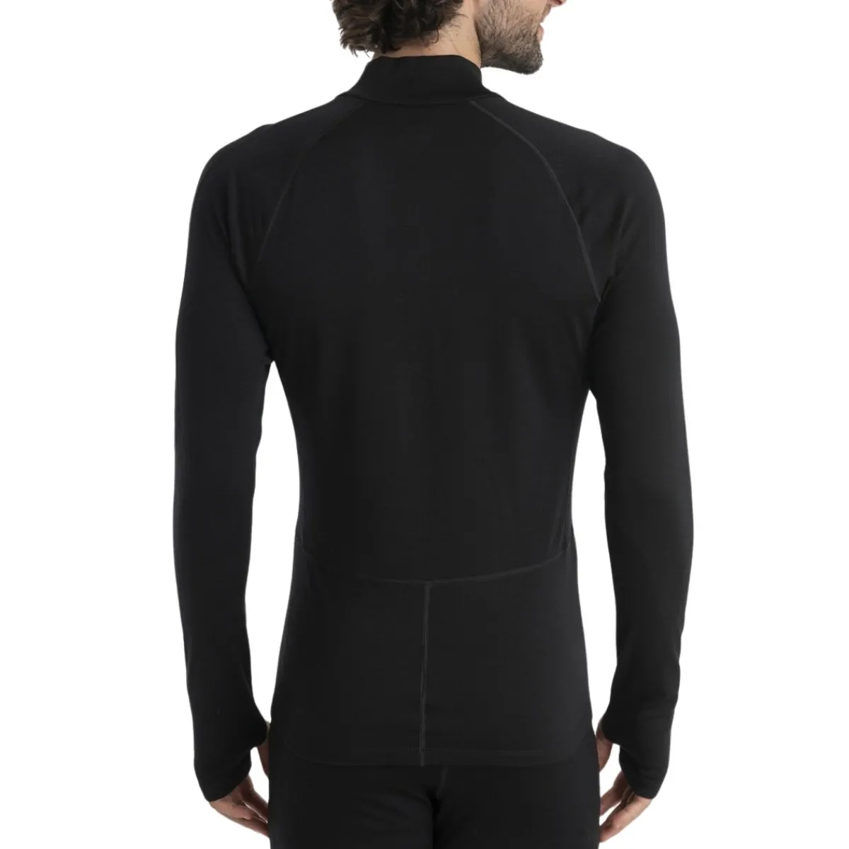 Icebreaker Shirts|Swimwear<Men's 300 MerinoFine Polar Long Sleeve Half Zip Thermal Top Black