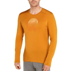 Icebreaker Boxers And Panties|Socks<Men's Merino 200 Oasis Long Sleeve Crewe Thermal Top Striped