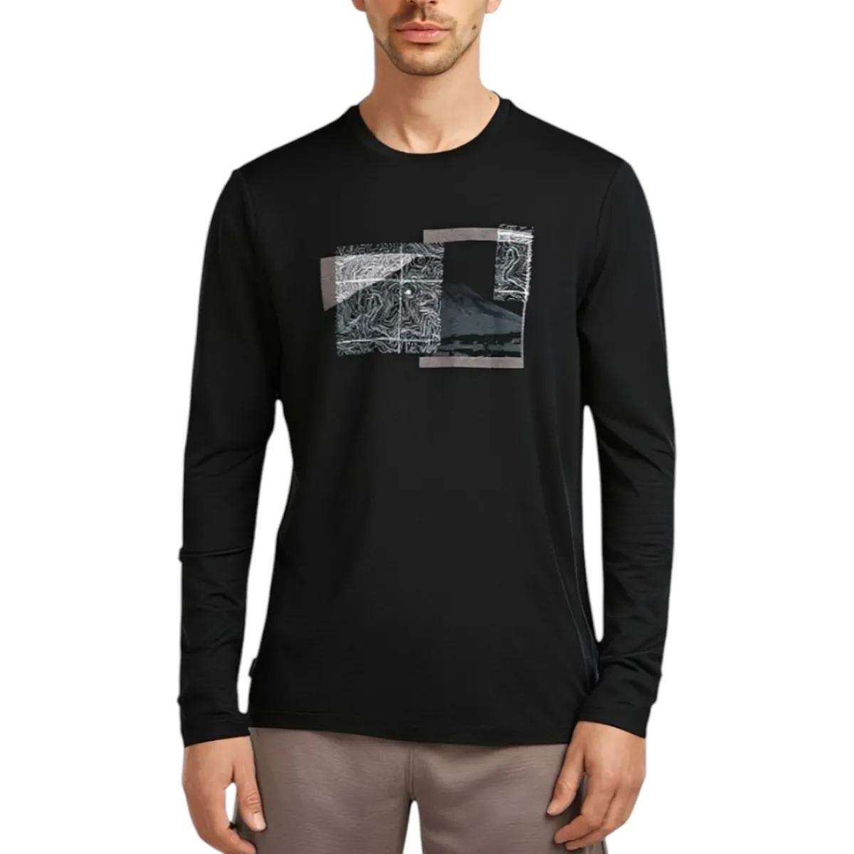 Icebreaker Shirts|Swimwear<Men's Merino 150 Tech Lite Longsleeve T-Shirt Peak Balance Black