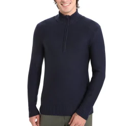 Icebreaker Boxers And Panties|Socks<Men's Merino Waypoint Long Sleeve Half Zip Sweater