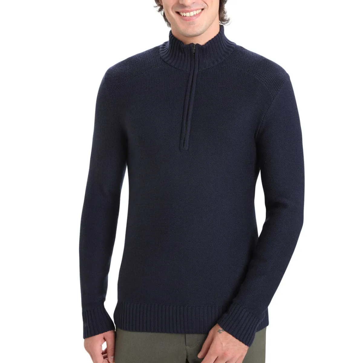 Icebreaker Boxers And Panties|Socks<Men's Merino Waypoint Long Sleeve Half Zip Sweater