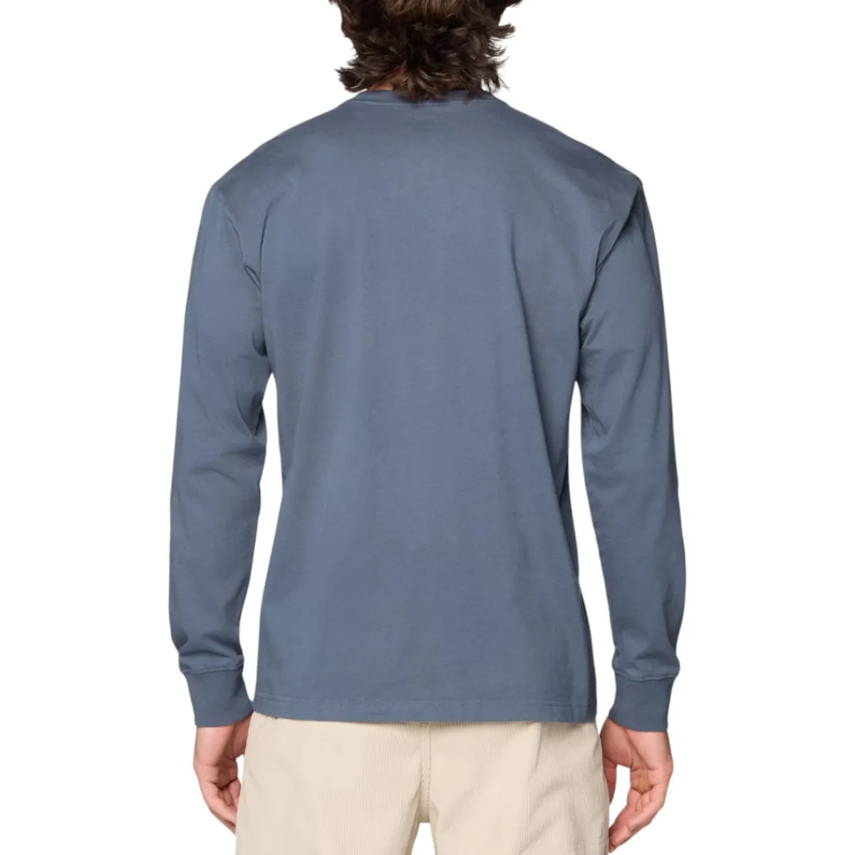 Mountain Hardwear Shirts|Swimwear<Men's MHW™ Logo Pocket Relaxed Long Sleeve Moon Blue