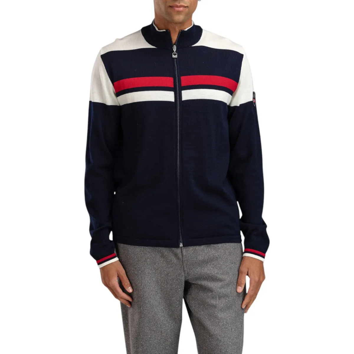 Dale of Norway Shirts|Swimwear<Men's Mount Stello Jacket Navy/White