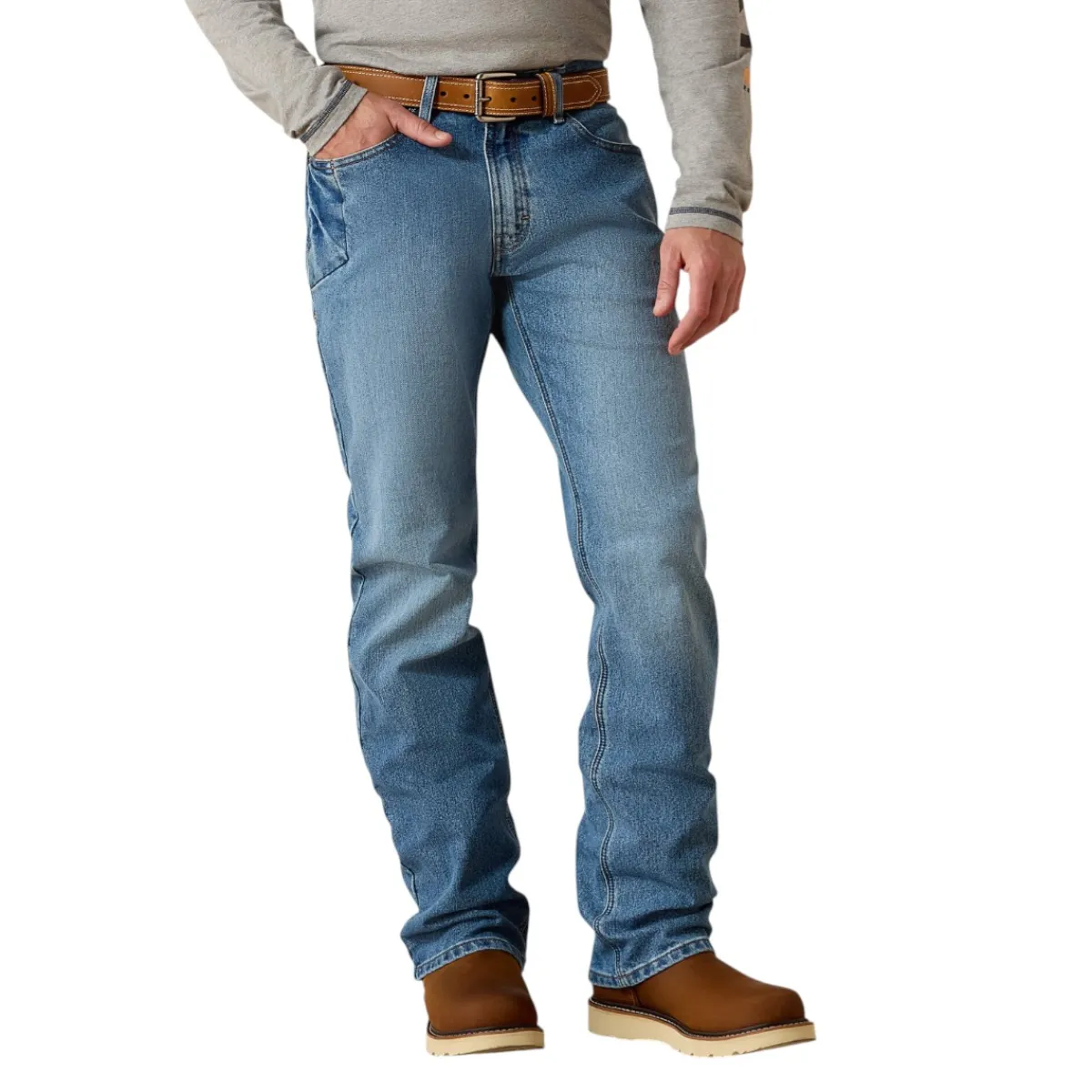 Ariat Safety Shoes|Work Outerwear<Men's M4 Relaxed DuraStretch Basic Boot Cut Jean