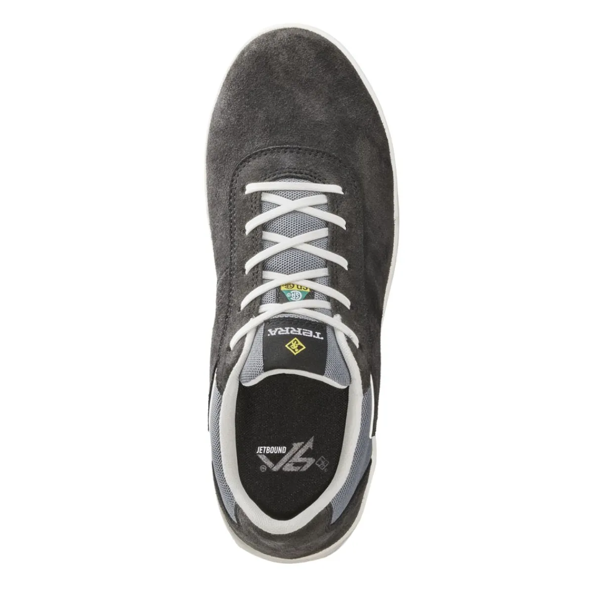Terra Safety Shoes|Work Outerwear<Men's Mullen Aluminum Work Shoes Black / White