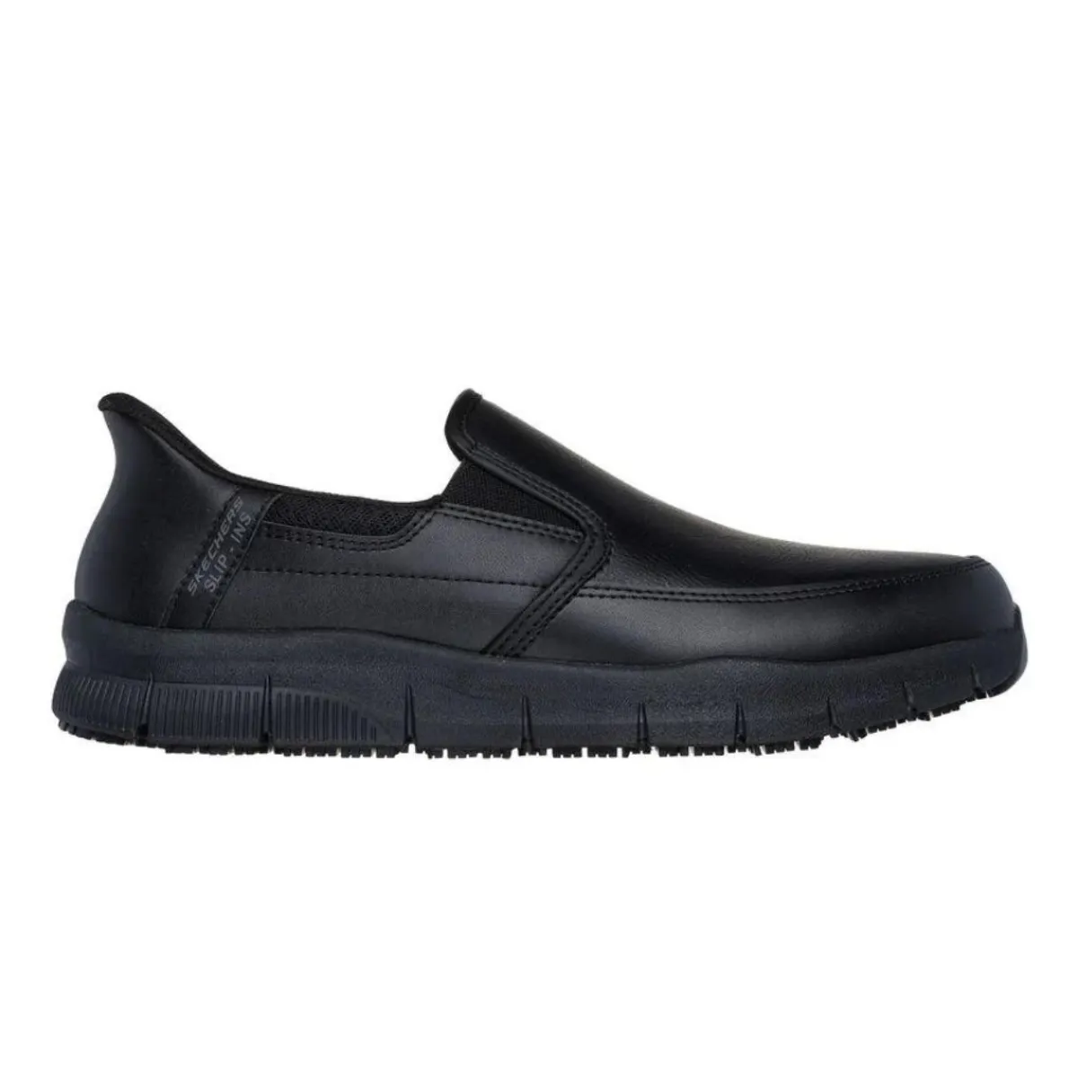 Skechers Safety Shoes|Work Outerwear<Men's Nampa - Broxtin Slip-ins Work Shoes Black