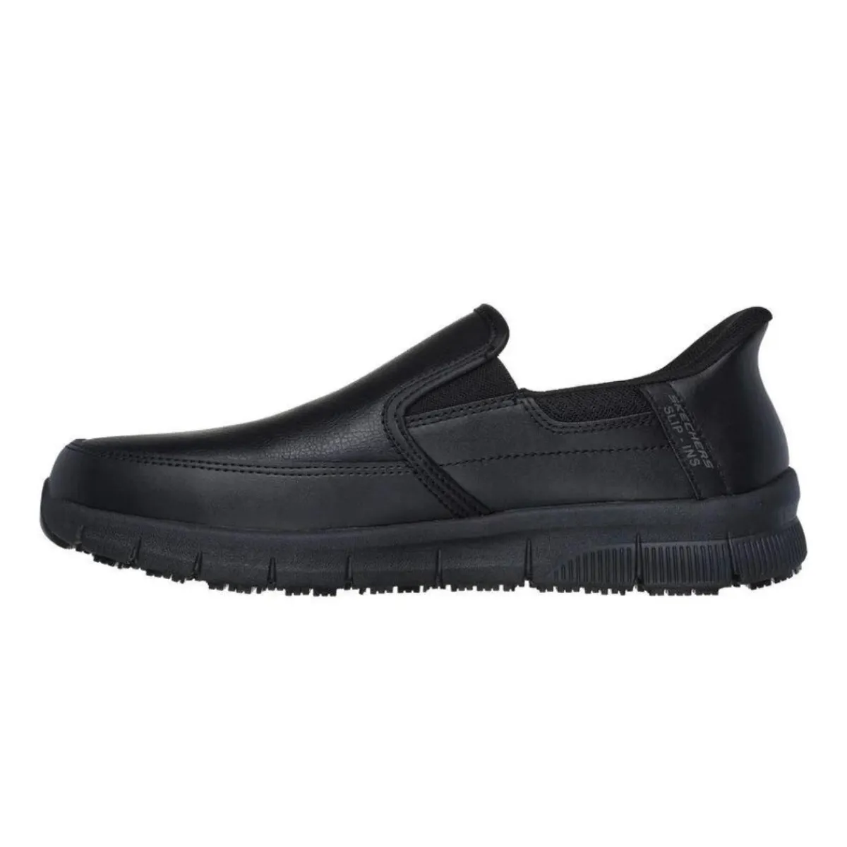 Skechers Safety Shoes|Work Outerwear<Men's Nampa - Broxtin Slip-ins Work Shoes Black