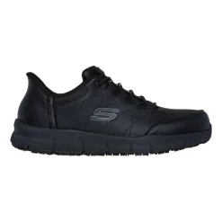 Skechers Safety Shoes|Work Outerwear<Men's Nampa - Knotly Slip-ins Work Shoes Black
