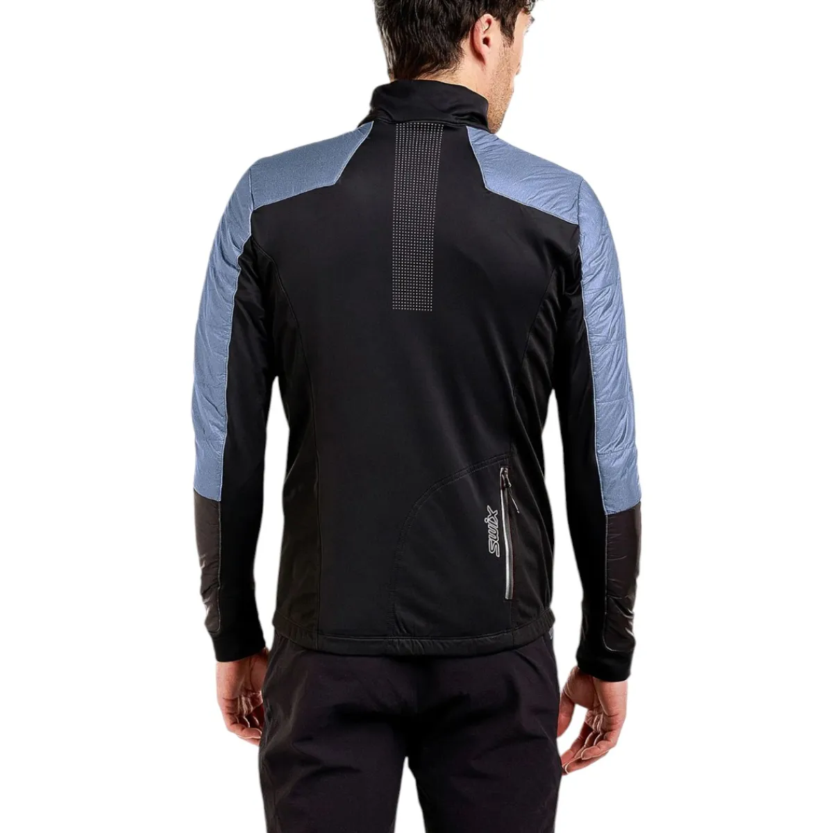 Swix Insulated Jackets|Windbreaker Jackets<Men's Navado Hybrid Jacket Cadet
