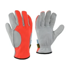 10/4 Job Safety Shoes|Work Outerwear<Men's 18-N8470 Chainsaw Gloves Orange and Grey