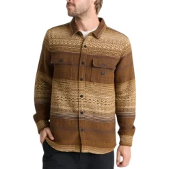 Roark Shirts|Swimwear<Men's Nordsman Jacquard Long Sleeve Flannel Shirt Otter