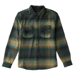 Roark Shirts|Swimwear<Men's Nordsman Long Sleeve Flannel Shirt Forest