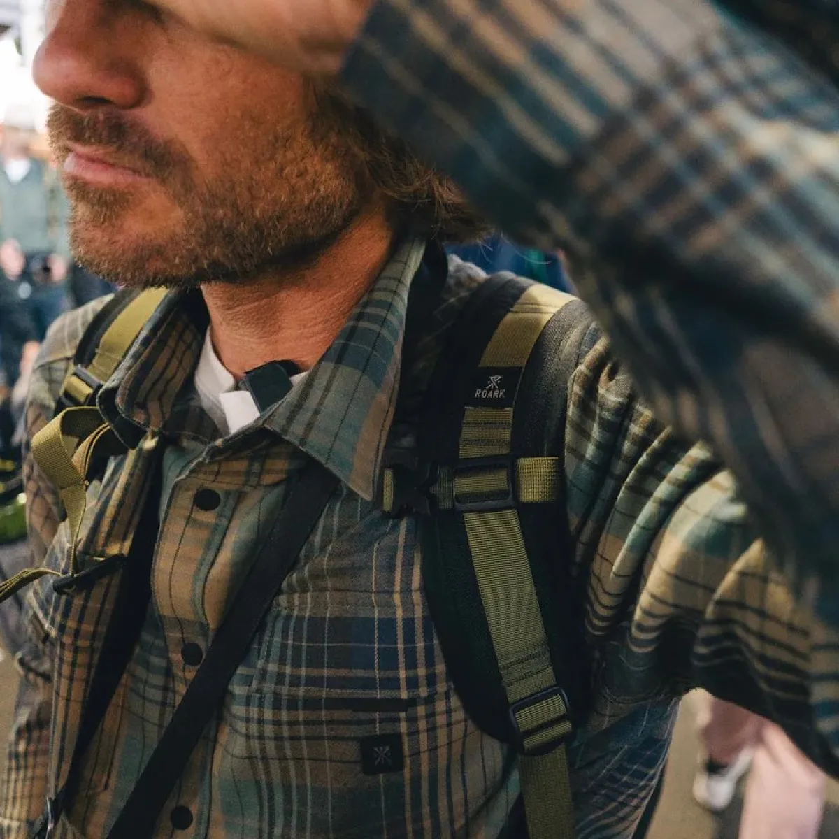 Roark Shirts|Swimwear<Men's Nordsman Long Sleeve Flannel Shirt Forest