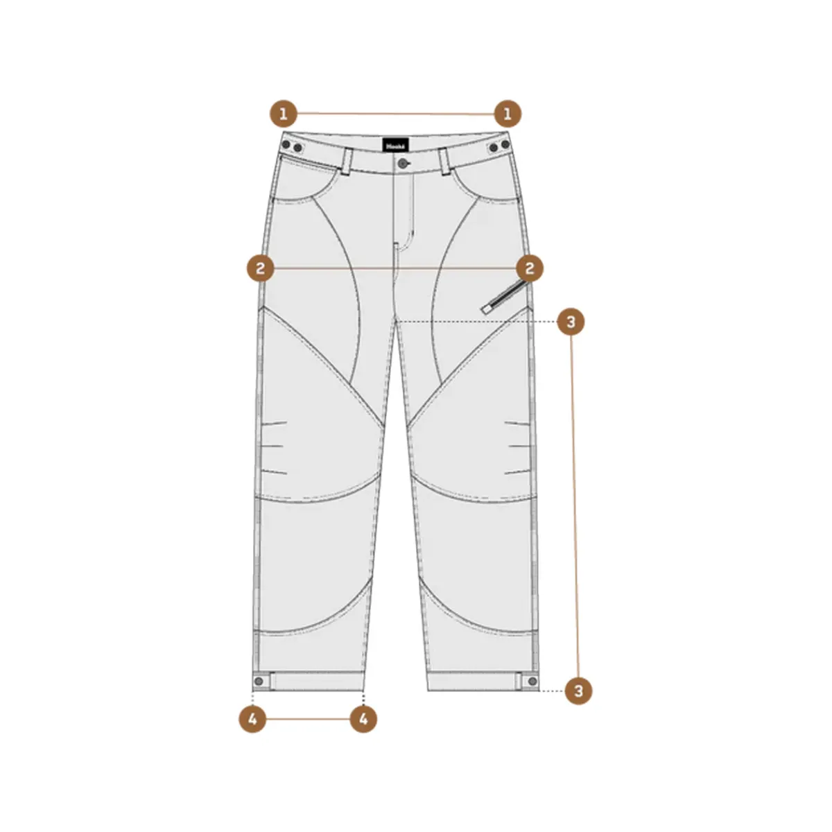 Hooké Waders And Wading Boots|Fishing Shirts And T-Shirts<Men's Offroad Pants Dark Brown
