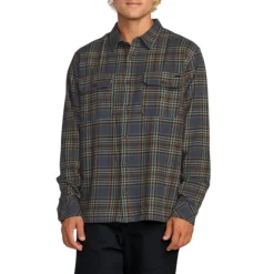 Billabong Shirts|Swimwear<Men's Offshore Flannel Shirt Midnight