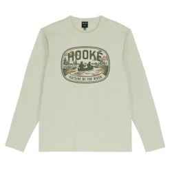 Hooké Waders And Wading Boots|Fishing Shirts And T-Shirts<Men's Outside By The River Long Sleeve Tee Heather Agate