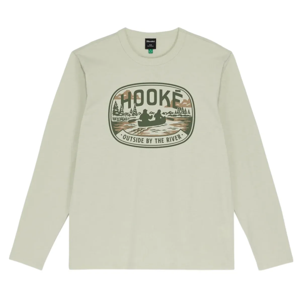 Hooké Waders And Wading Boots|Fishing Shirts And T-Shirts<Men's Outside By The River Long Sleeve Tee Heather Agate