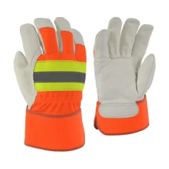 10/4 Job Safety Shoes|Work Outerwear<Men's 24-78-O Work Gloves Orange and Grey