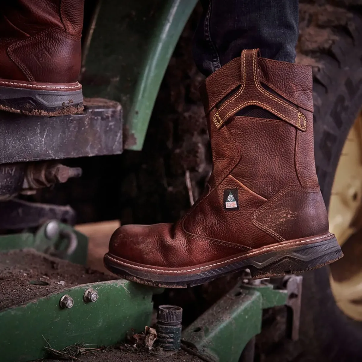 Terra Safety Shoes|Work Outerwear<Men's Patton Wellington Waterproof Safety Boots