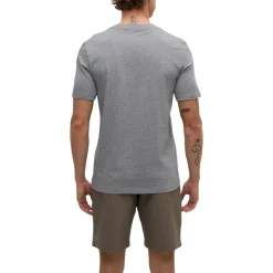 Tentree Shirts|Swimwear<Men's Peak T-Shirt Grey Heather/Meteorite Black