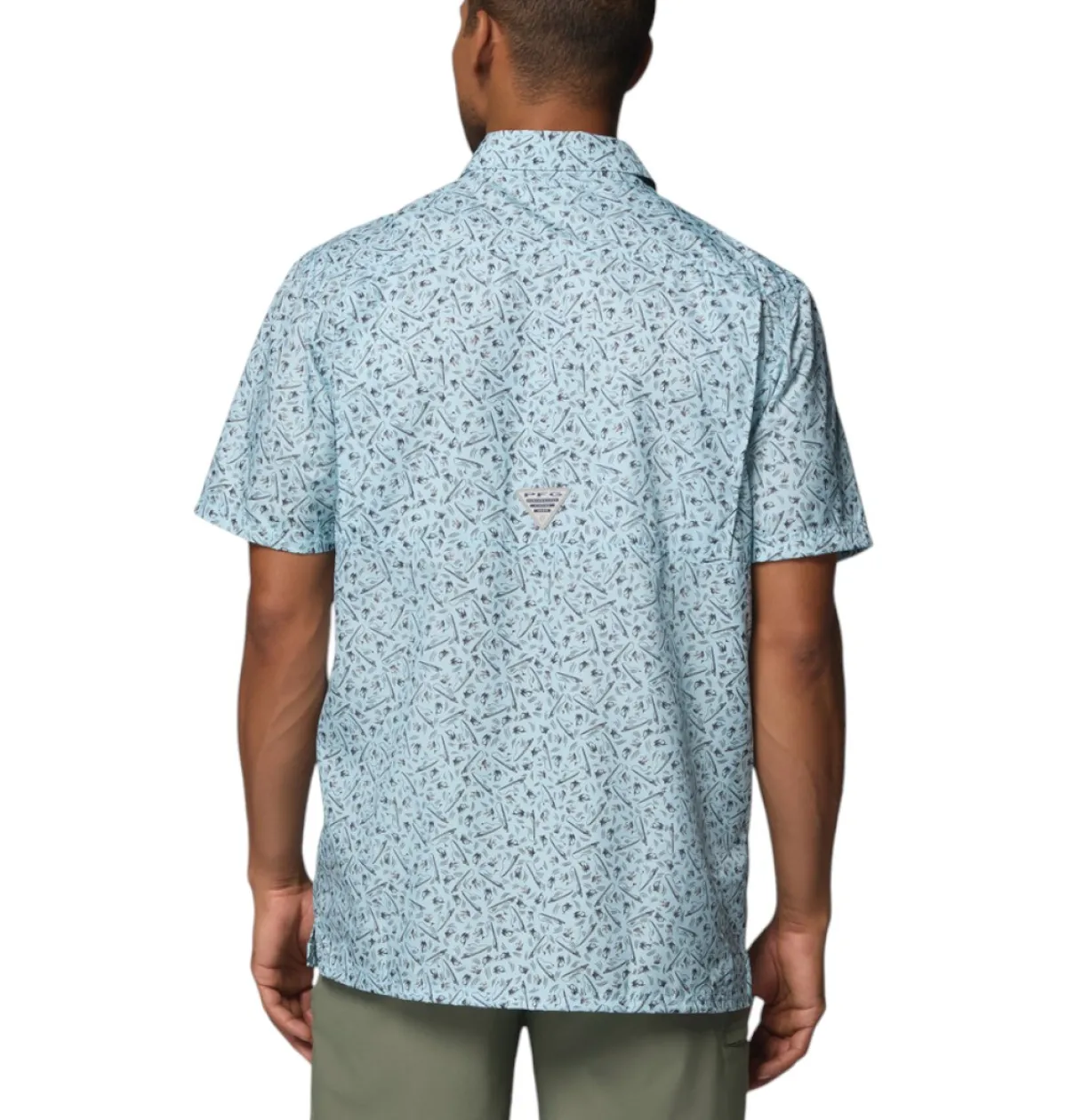 Columbia Shirts|Swimwear<Men’s PFG Super Slack Tide Camp Shirt MARINE LTG