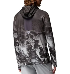 Columbia Shirts|Swimwear<Men's PFG Super Terminal Tackle Vent Hoodie Shark Aerials Fade