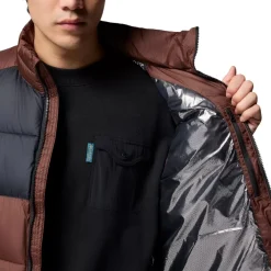 Columbia Insulated Jackets|Windbreaker Jackets<Men's Pike Lake II Vest Tobacco / Black