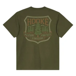 Hooké Waders And Wading Boots|Fishing Shirts And T-Shirts<Men's Pine Trees T-Shirt Dark Olive