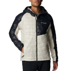 Columbia Insulated Jackets|Windbreaker Jackets<Men's Platinum Peak Hooded Jacket Dark Stone