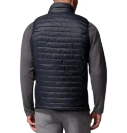 Columbia Insulated Jackets|Windbreaker Jackets<Men's Powder Pass™ Hybrid Puffer Vest Black