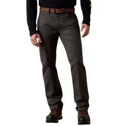Ariat Safety Shoes|Work Outerwear<Men's Rebar M4 Low Rise DuraStretch Made Tough Stackable Straight Leg Pant Grey