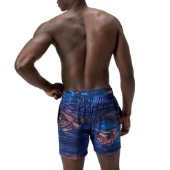 Speedo Shirts|Swimwear<Men's Redondo Edge Volley 16 Indigo Blue