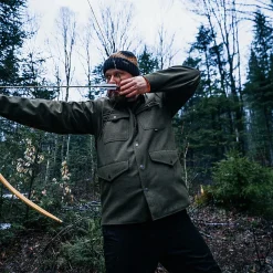 Hooké Waders And Wading Boots|Fishing Shirts And T-Shirts<Men's Reversible Hunting Jacket Dark Olive
