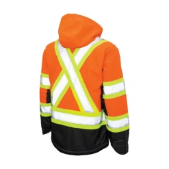 Tough Duck Safety Shoes|Work Outerwear<Men's Ripstop Fleece Lined Safety Jacket