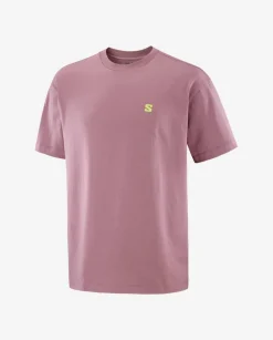 Salomon Shirts|Swimwear<Men's Round Logo Graphic T-Shirt