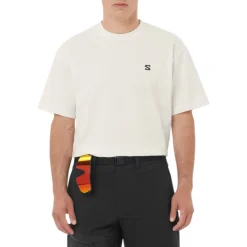 Salomon Shirts|Swimwear<Men's Round Logo Graphic T-Shirt