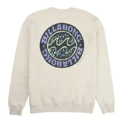 Billabong Shirts|Swimwear<Men’s Short Sands Long Sleeve Sweater Oatmeal Heather