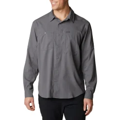 Columbia Shirts|Swimwear<Men's Silver Ridge Utility Lite Long Sleeve Shirt