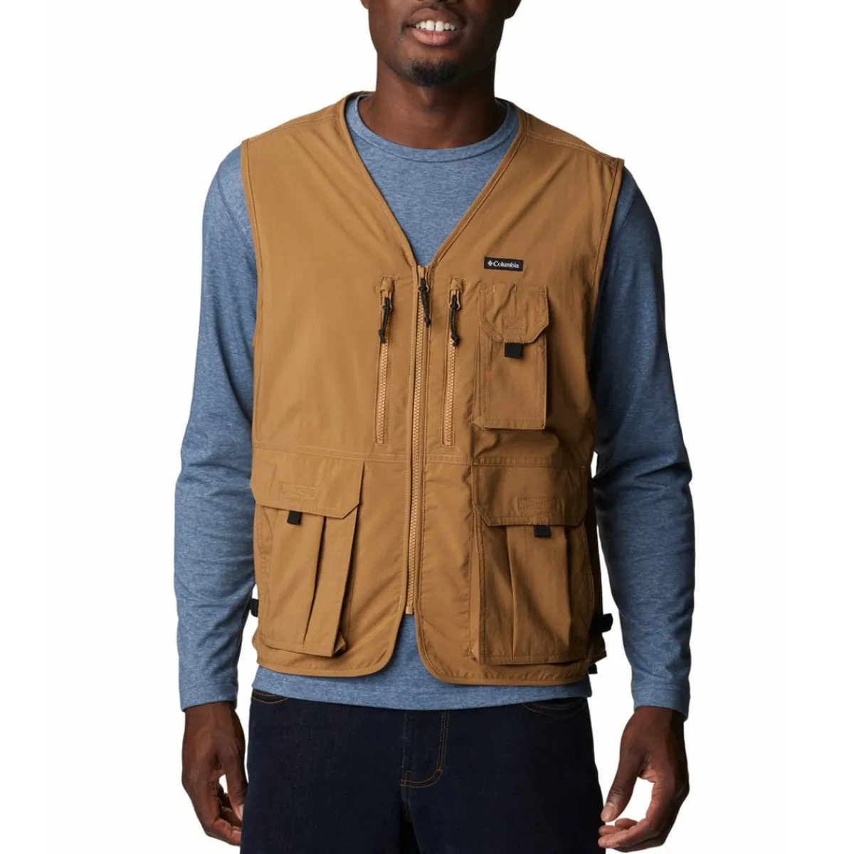 Columbia Shirts|Swimwear<Men's Silver Ridge Utility Sleeveless Jacket
