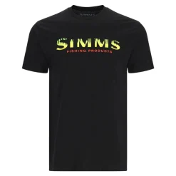Simms Waders And Wading Boots|Fishing Shirts And T-Shirts<Men's Logo T-Shirt Black