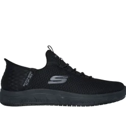 Skechers Safety Shoes|Work Outerwear<Men's Slip-ins Summits Shoes Black Black